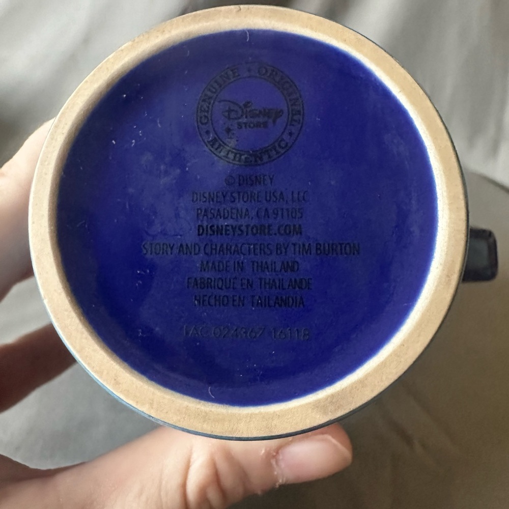 Tall Disney Nightmare Before Christmas Jack Skellington Blue 20oz Latte Mug Cup - Picture 5 of 5
